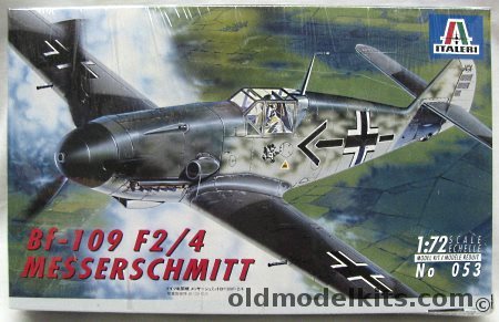 Italeri 1/72 TWO Messerschmitt Bf-109 F2/4, 053 plastic model kit